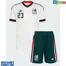 Meksiko Jesus Gallardo #23 Gostujuci Dres za djecu SP 2026 Kratak Rukav (+ Kratke hlače)